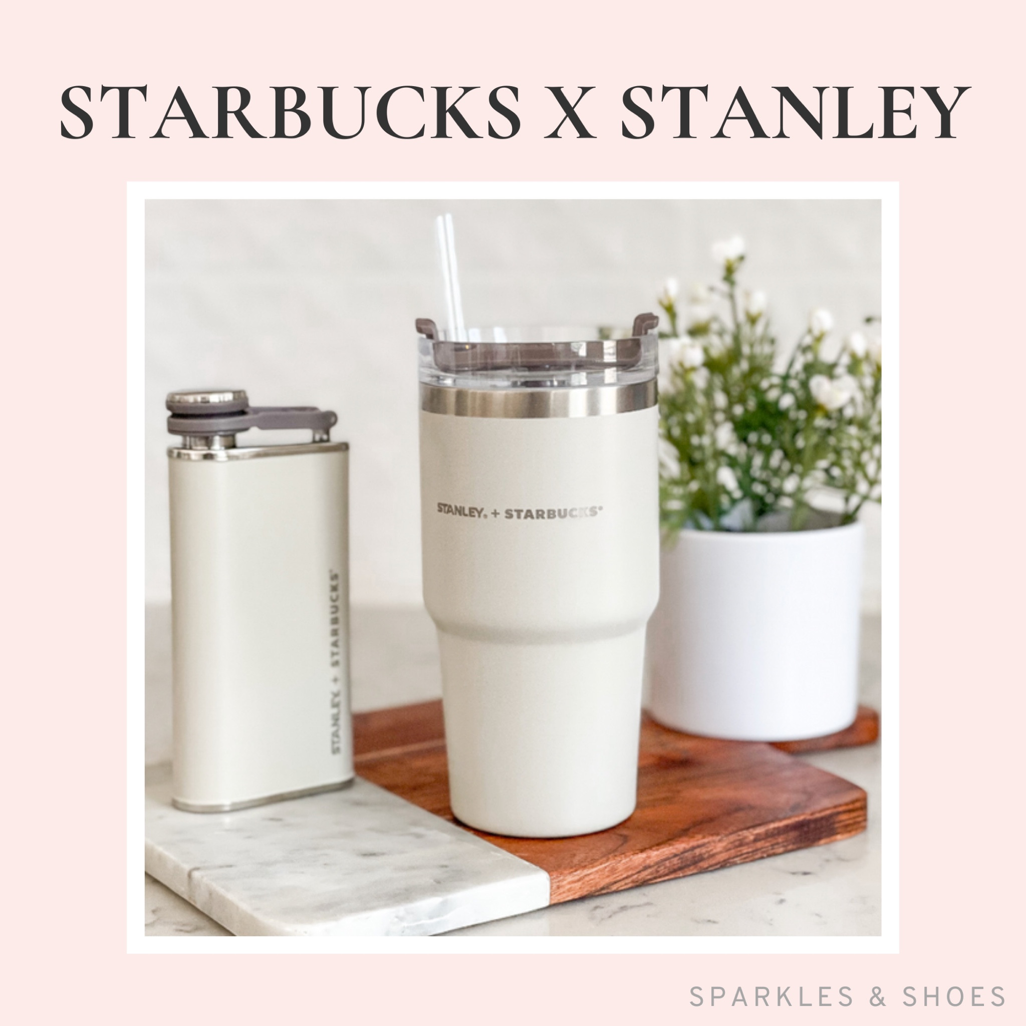 NEW Starbucks Stanley Stainless Steel Mint Green 16oz Tumbler