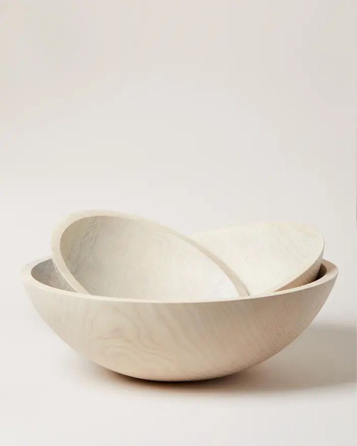 Farmhouse Pottery 15-Inch Crafted Wooden Bowl | Nordstrom | Nordstrom