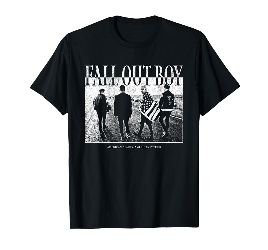 FALL OUT BOY Unisex-Adults T-Shirt, Black, Small, Short Sleeve, Crew Neck, Classic Fit, Lightweig... | Amazon (US)