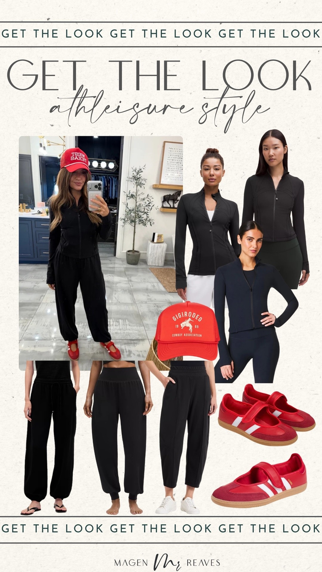 Athleisure style inspo!

Black zip jacket, red Maryjane sneakers, petite style, red and black outfit

#LTKspring #LTKootd #LTKPetite
