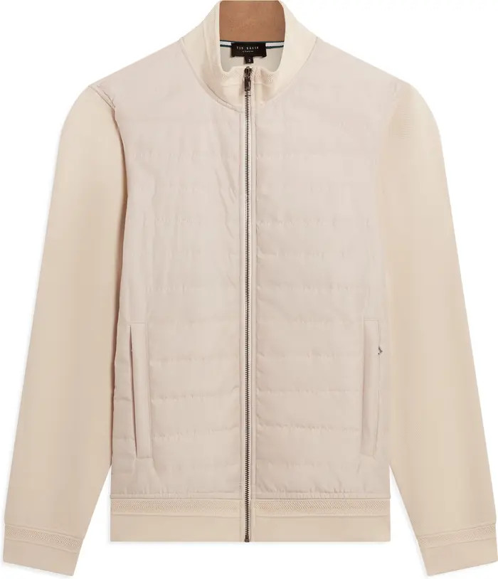 Durano Quilt Front Piqué Jacket | Nordstrom