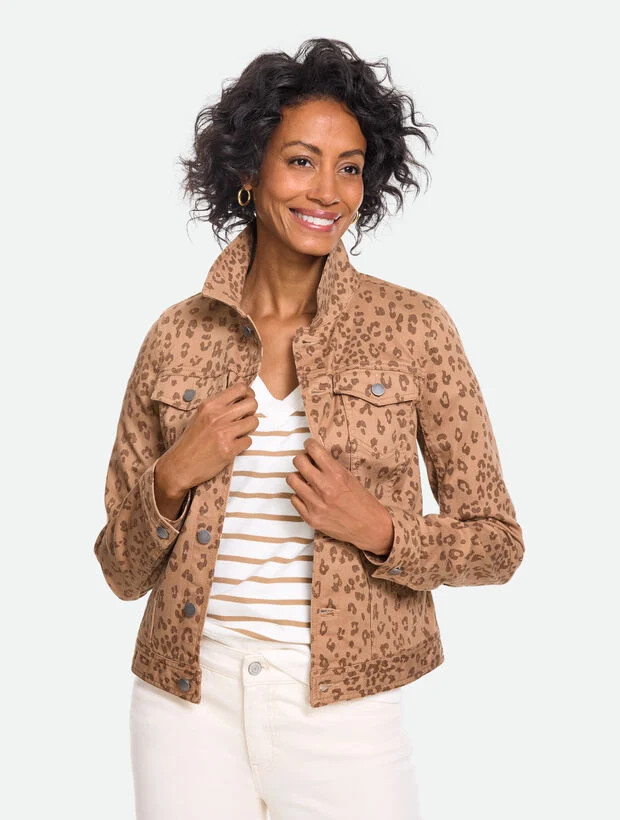 Classic Jean Jacket - Modern Leopard | Talbots