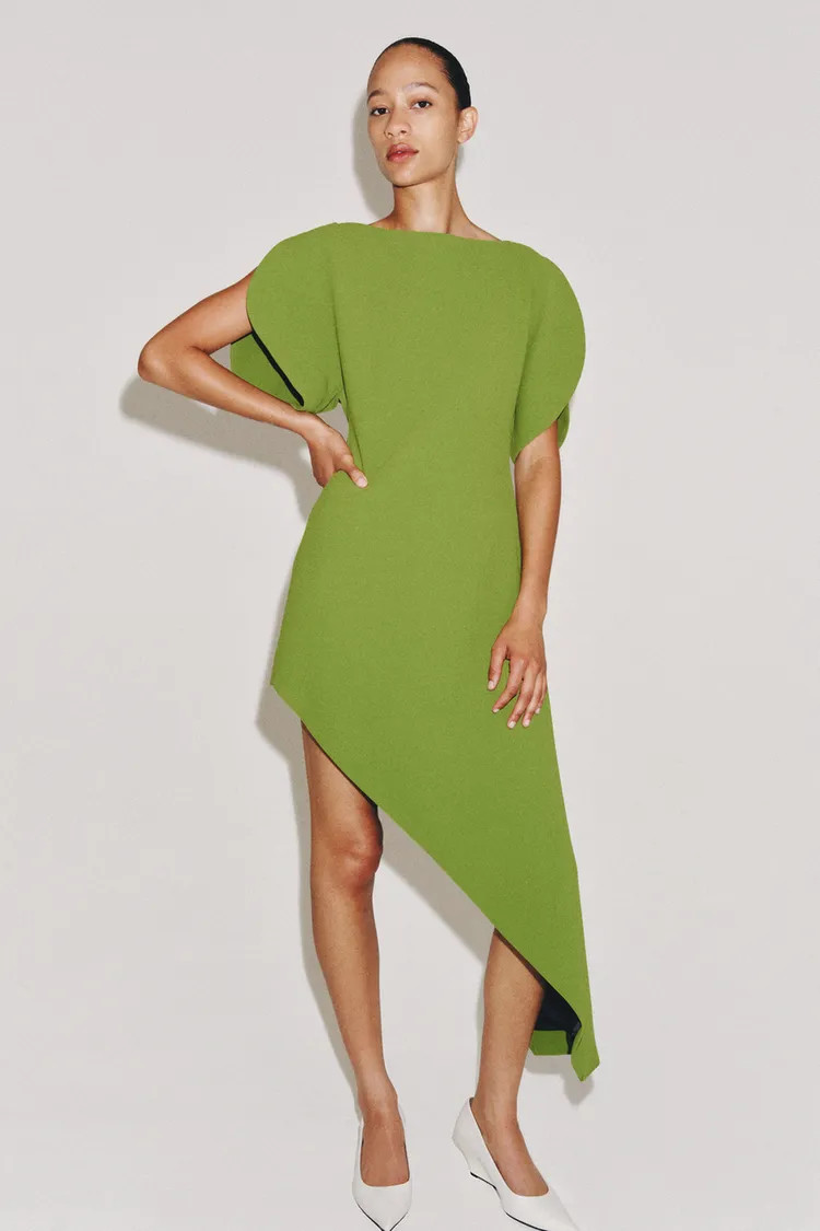 ZW COLLECTION ASYMMETRIC DRESS | Zara US