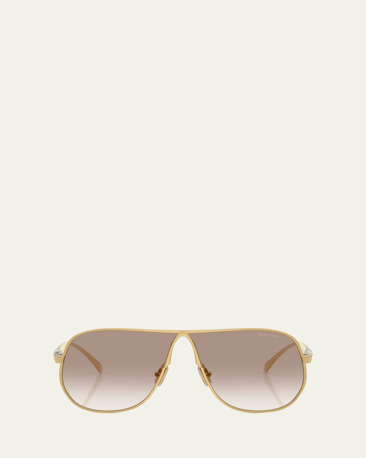 MU A56S Metal Aviator Sunglasses | Bergdorf Goodman