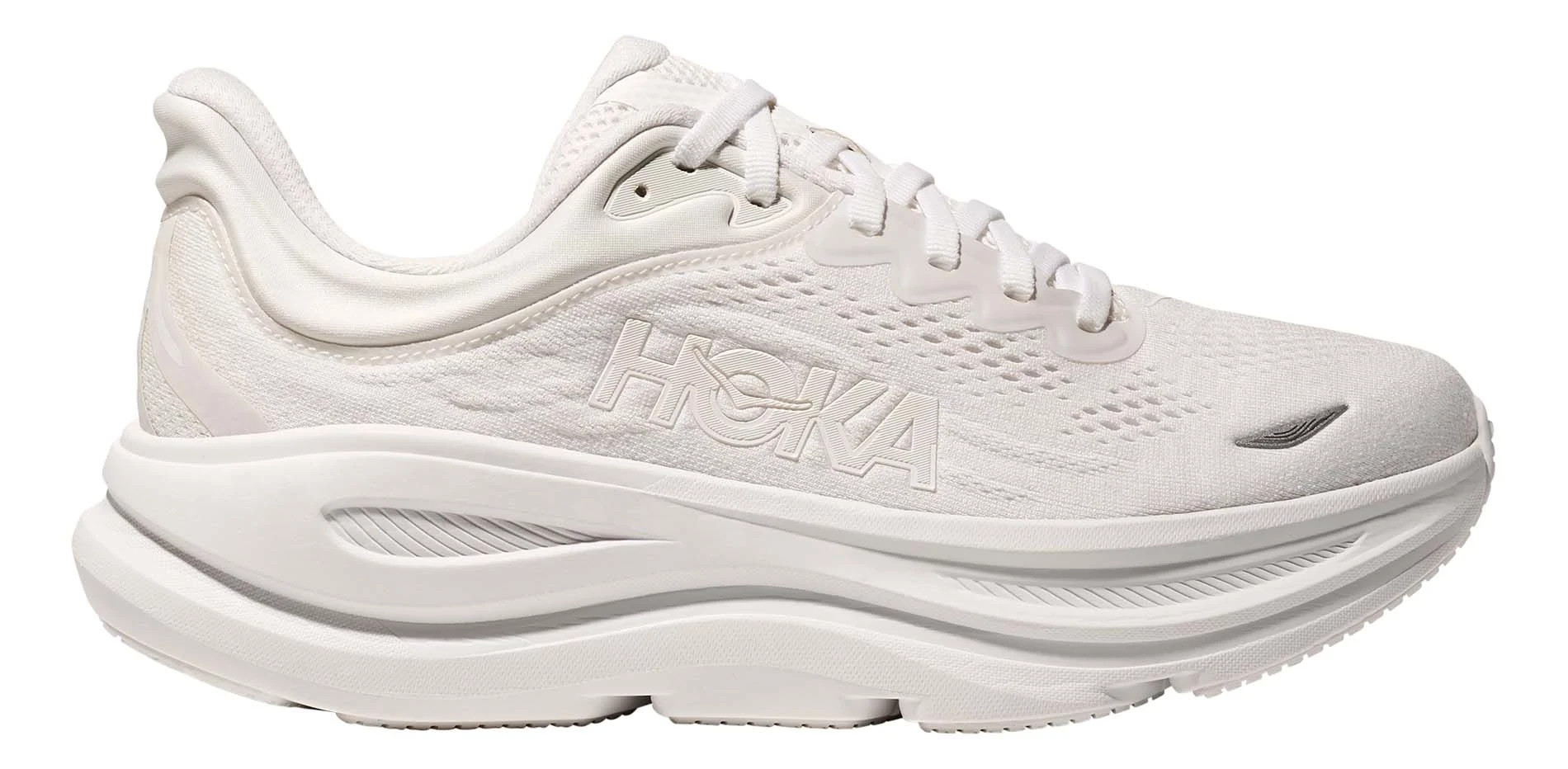 Women's HOKA Bondi 9 - White / White, Size: 10.5, Medium | Footwear - Road Runner Sports | Road Runner Sports