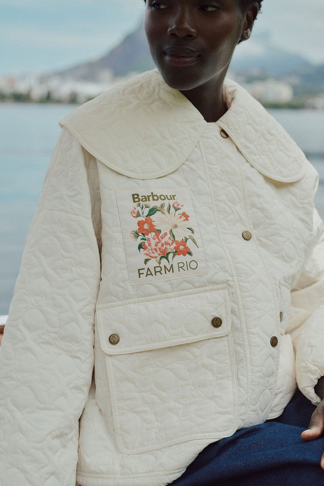 Lotus Quilted Jacket | FARM Rio | Farm Rio UK