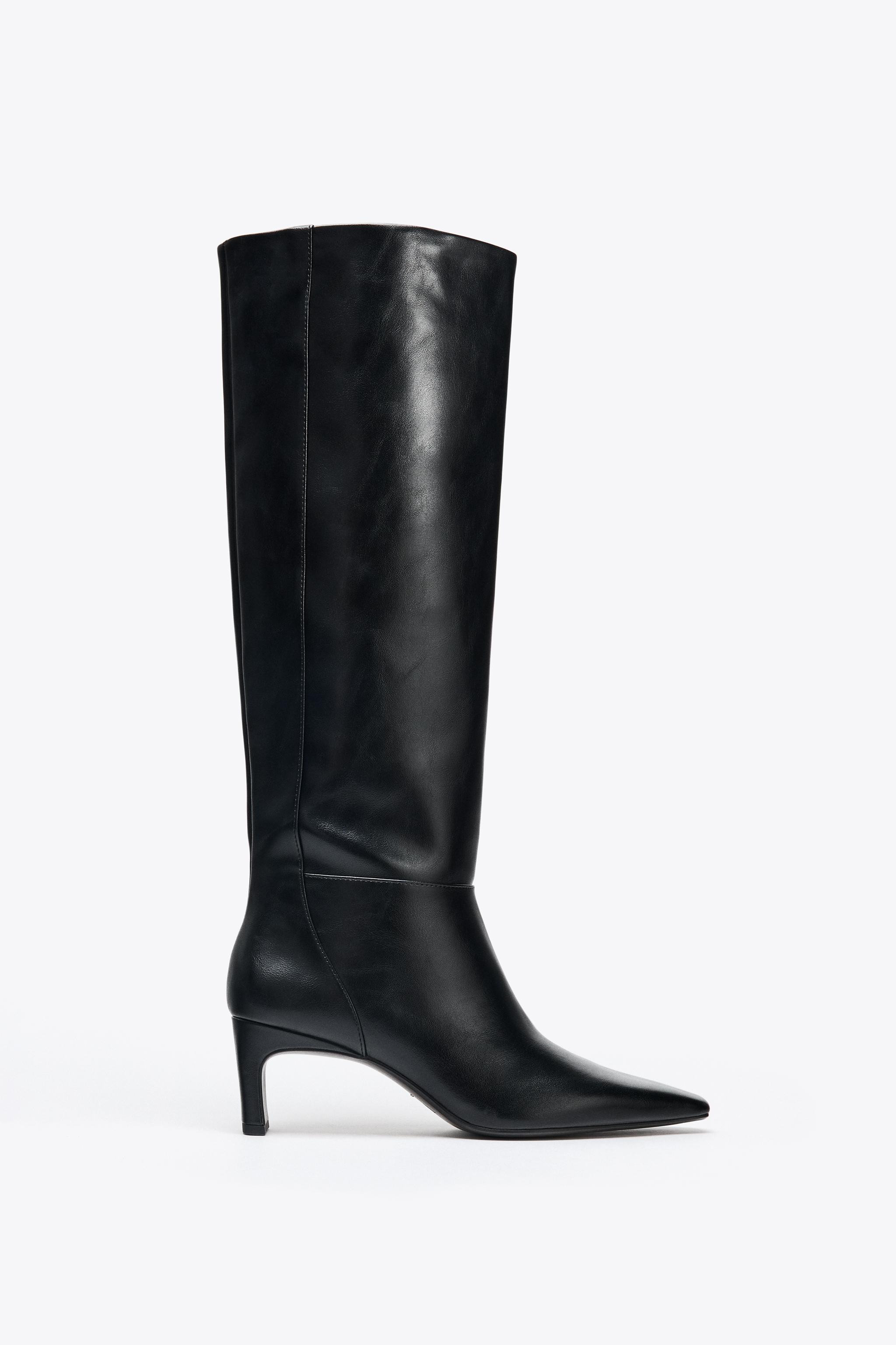 WIDE HEEL BOOTS | Zara US