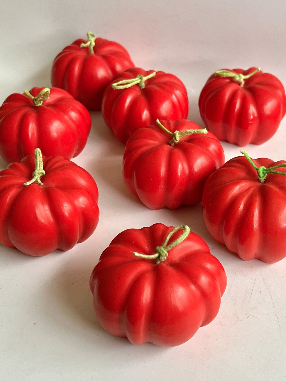 Heirloom Tomato Candle Vegan Natural Soy Wax Handpoured Scented Pillar Candle Home Scentunique Pe... | Etsy (US)