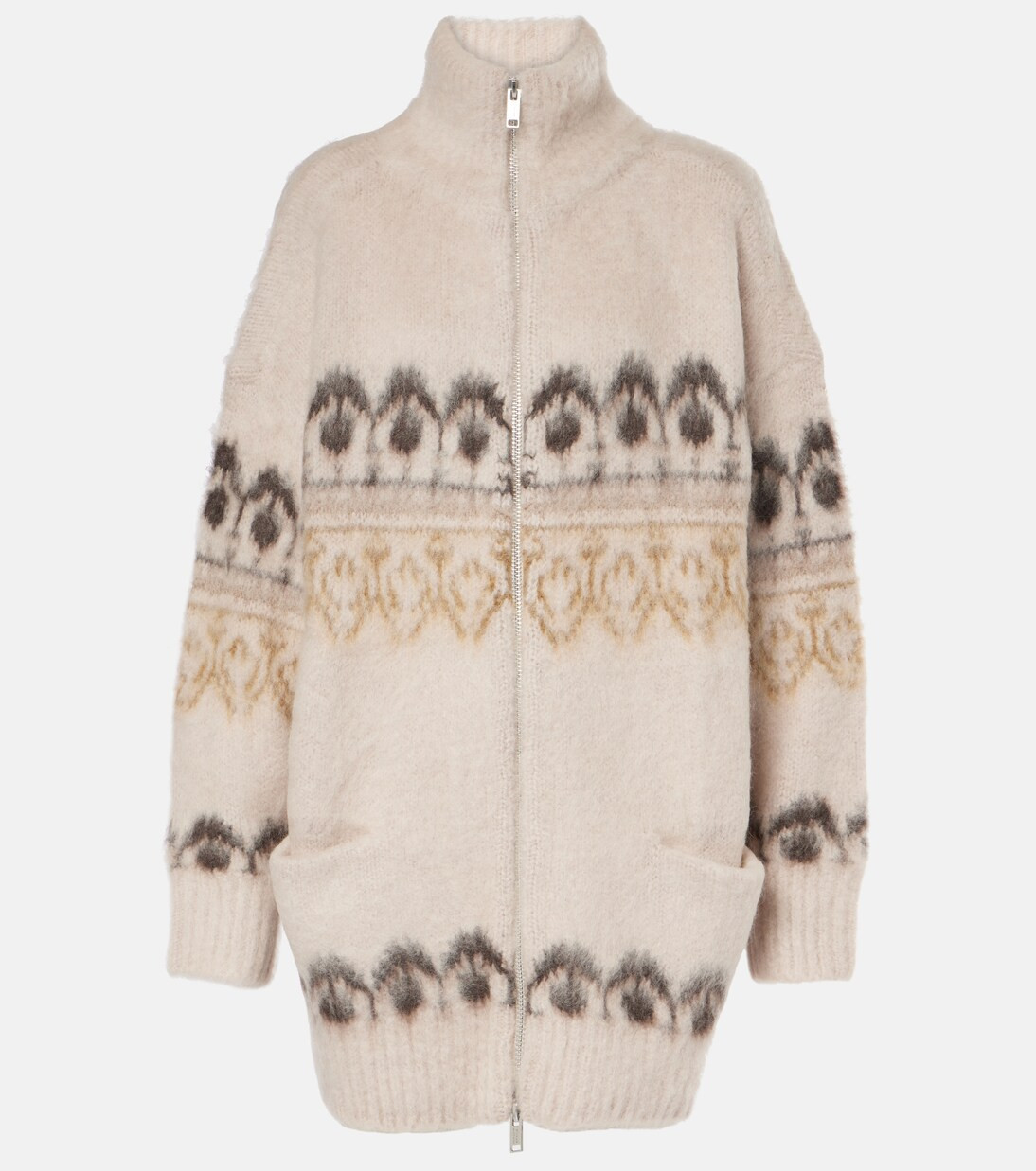 Deloris wool and mohair-blend zip-up coat | Mytheresa (US/CA)