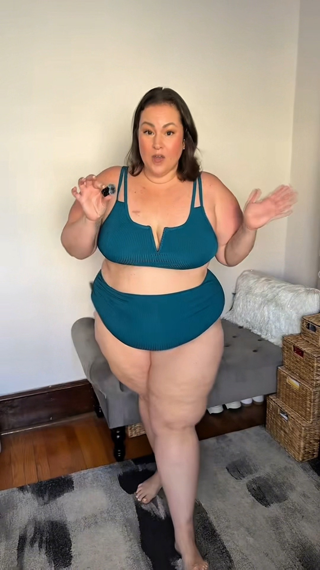 Love this plus size 3 piece bathing suit! 💙

Plus size bathing suit 
Plus size swimsuit

#LTKPlusSize
