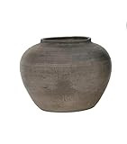 Artissance Small Charcoal/Gray Ceramic Indoor Outdoor Vintage Pottery Jar, Home and Garden Décor... | Amazon (US)