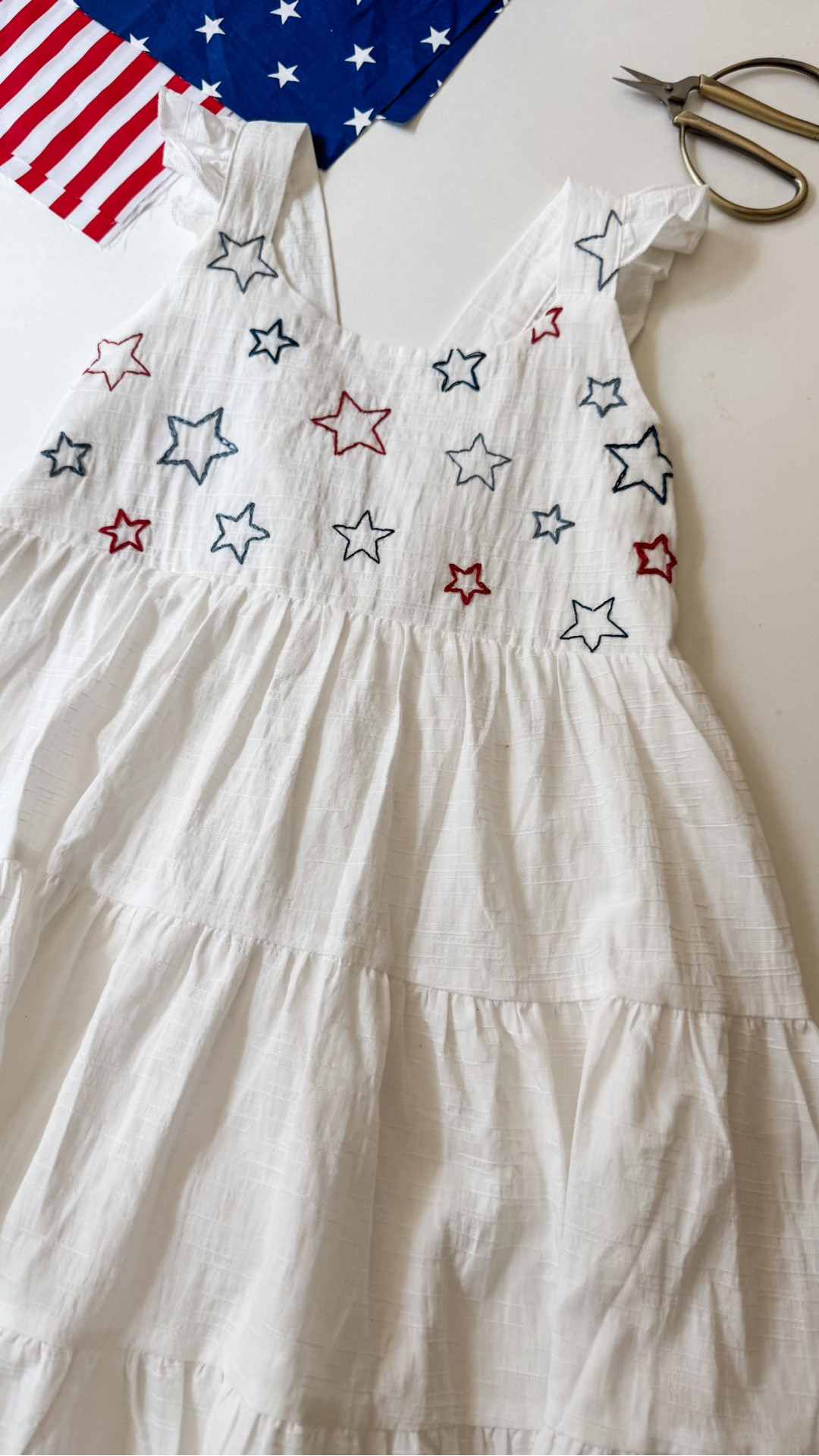 I’ve stitched a 4th of July dress for her the past two years, so of course I had to make her a new one this year 🇺🇸 

This is a new pattern I created and it’s not available in my shop yet, but it’s coming!

It’s a “made-to-cut” pattern and will work for filling in any project space. It will beginner-friendly and walk you through 4 basic embroidery stitches that’ll teach you the ropes of embroidery 🪡

#LTKdayinmylife #LTKvlog #LTKmomlife