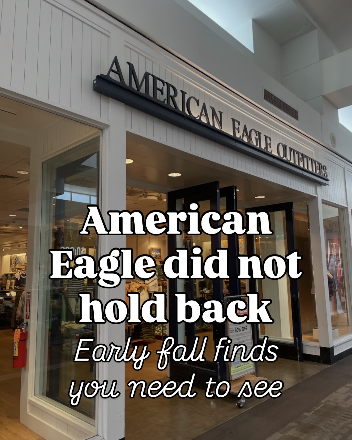Early fall fashion finds from American Eagle 🍂🤎

These are the pieces I’d grab now and keep wearing into fall including American Eagle jeans with multiple length options that are currently on sale, trendy everyday pieces, and New Balance sneakers you’ll actually wear on repeat.

If you’re looking for American Eagle finds, affordable fall fashion, everyday sneakers, and versatile summer-to-fall outfits, these are worth adding to your wishlist.

SAVE this post for your next shopping trip, SHARE with your shopping bestie + FOLLOW for more affordable fashion finds, outfit ideas & new arrivals!

#AmericanEagle #AmericanEagleJeans #EarlyFallFashion #FallStyle #FashionFinds

#LTKSeasonal #LTKSaleAlert #LTKootd