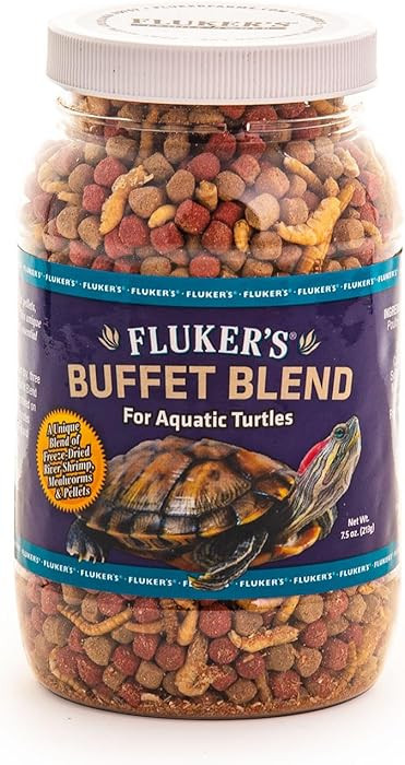 Fluker's Buffet Blend Aquatic Formula, Turtle Food with Freeze, Dried Shrimp, Mealworms, and Vita... | Amazon (US)