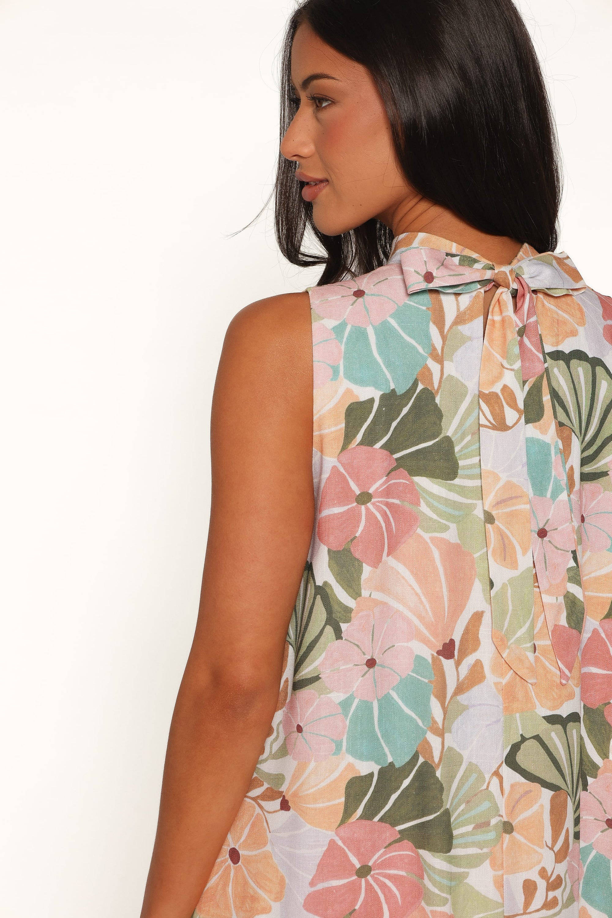 Mindie Maxi Dress - Retro Orange Floral | Petal & Pup (AU)
