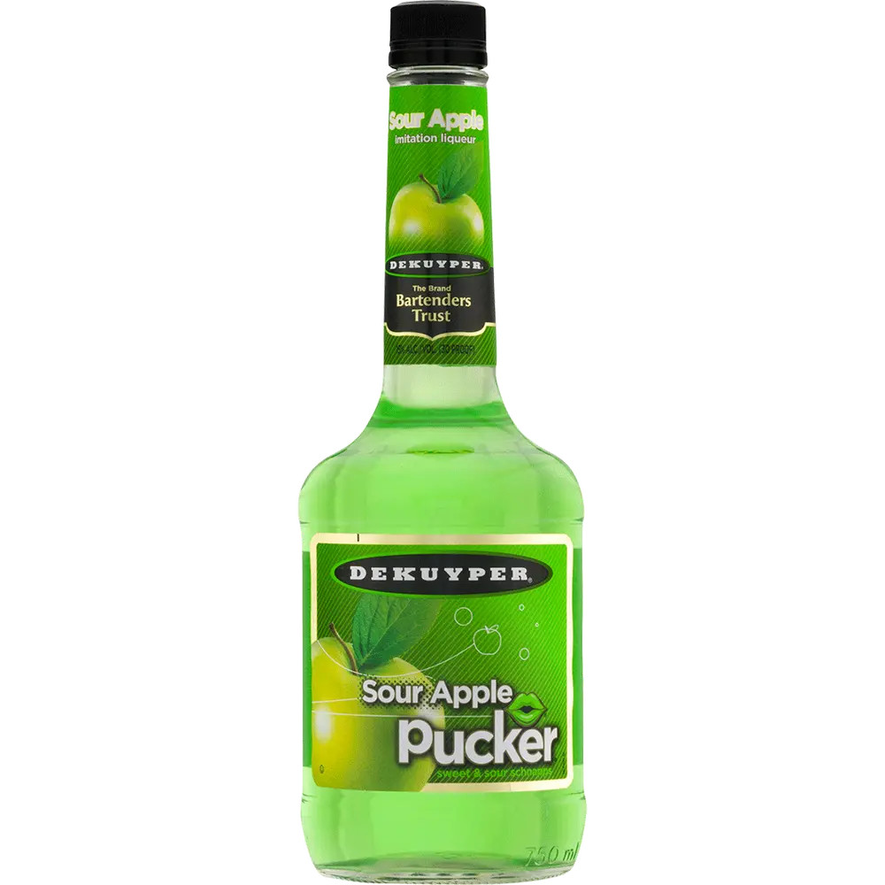 DeKuyper Sour Apple Pucker Liqueur | Total Wine