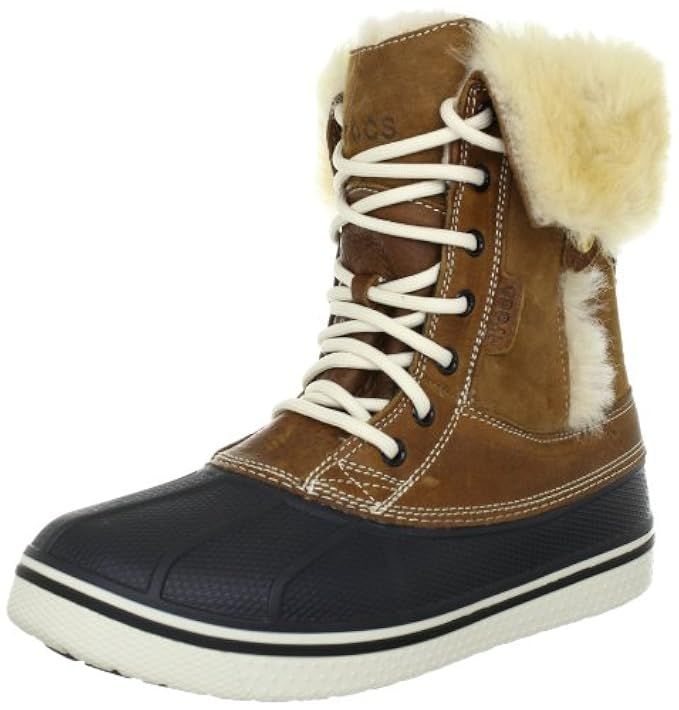 crocs Damen AllCast Luxe Duck Boot Schneestiefel | Amazon (DE)