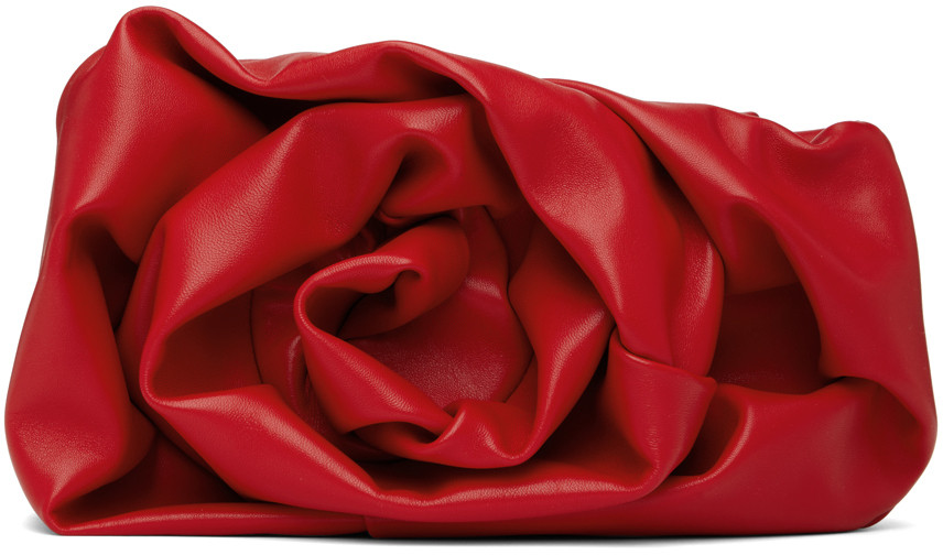 Burberry Red Rose Clutch | SSENSE
