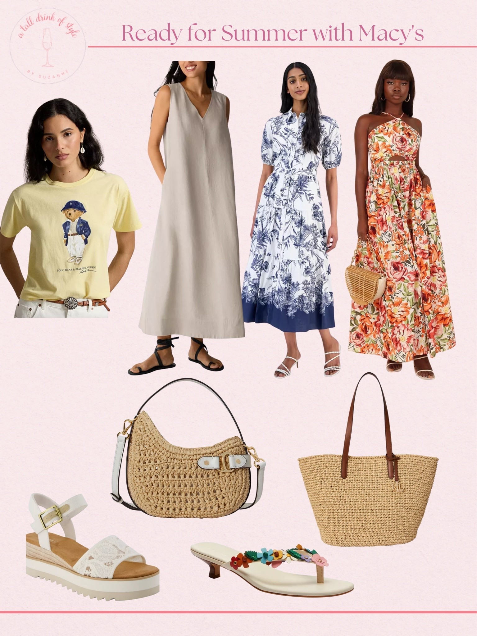 Summer arrivals at Macy’s 

Loving these wicker bags and summer sandals. These dresses are great for girls day activities and summer beach trips!

#LTKSeasonal #LTKTall #LTKSaleAlert