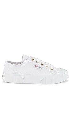 Superga 2630 COTU Canvas Sneaker in White Gold from Revolve.com | Revolve Clothing (Global)