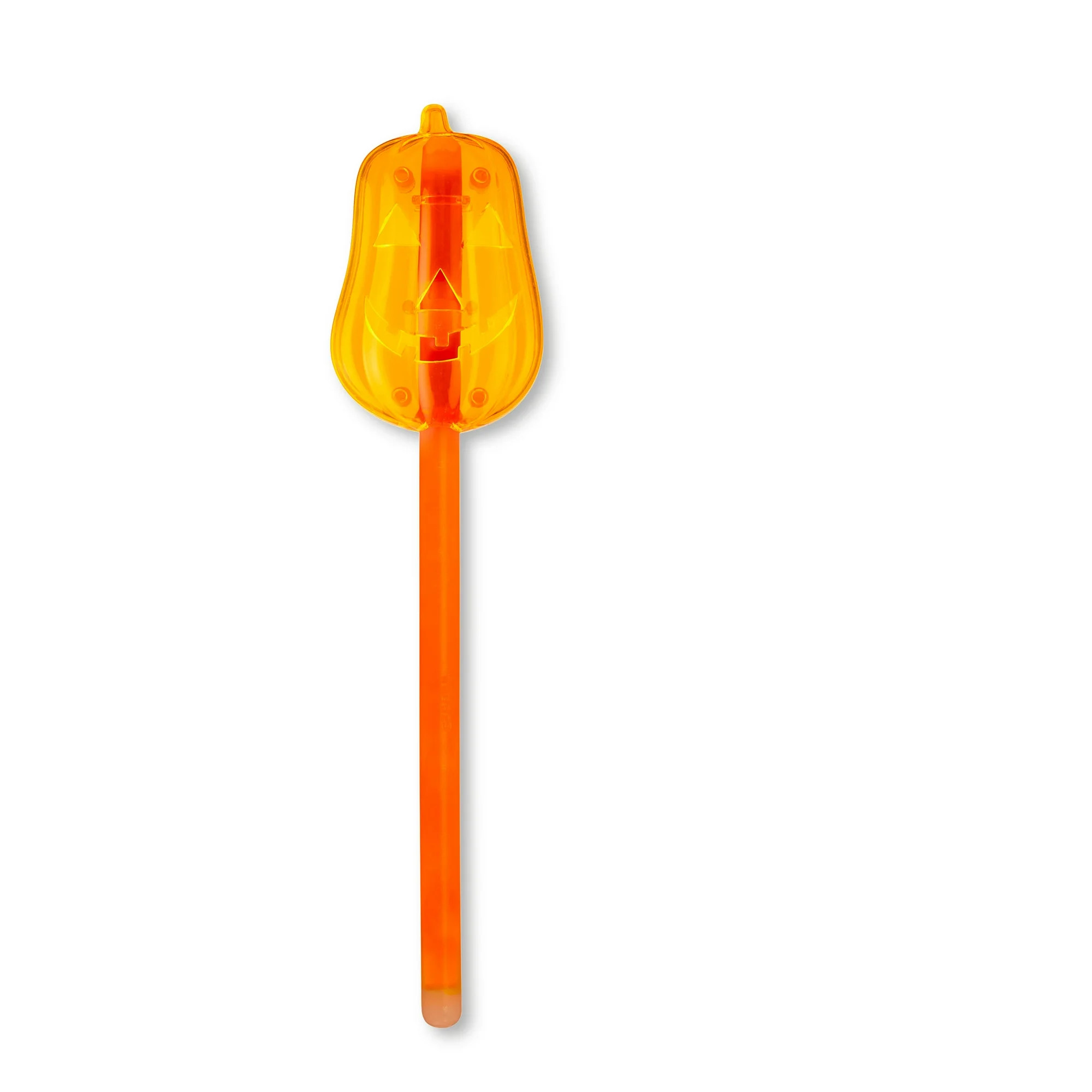 Halloween Orange Glow Stick Pumpkin Wand, Childs and Adults, 11.5"x4.12", 0.88lb | Walmart (US)