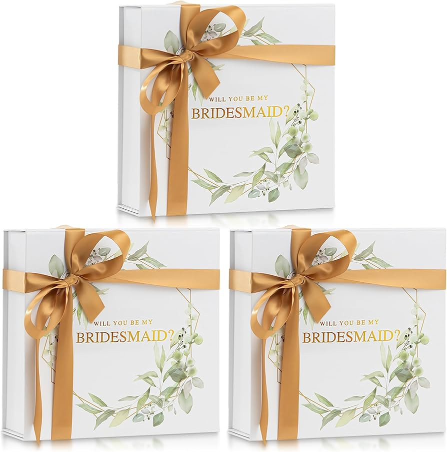 Your Perfect Day Bridesmaid Proposal Box - Cardboard Magnetic Wedding Party Gift Boxes for Brides... | Amazon (US)