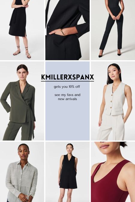 My new arrival favorites from spanx! Use code KMILLERXSPANX to get 10% off + free shipping 

Womens business professional workwear and business casual workwear and office outfits midsize outfit midsize style 

#LTKMidsize #LTKStyleTip #LTKWorkwear