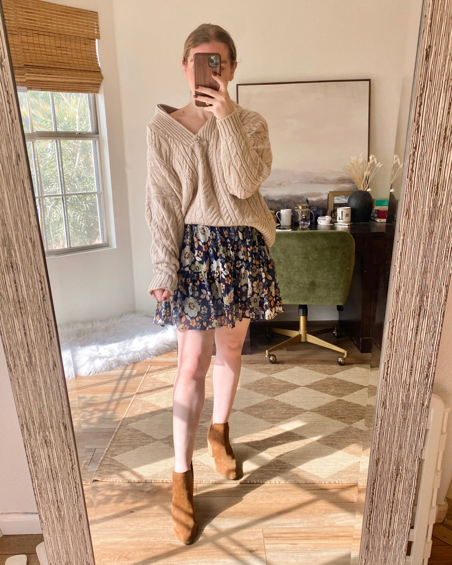 Nordstrom anniversary sale outfits. Fall transition outfit. Wearing Xsmall in everything. Boots tts. Sweater oversized, dress tts 

#LTKxNSale #LTKBacktoSchool #LTKSeasonal