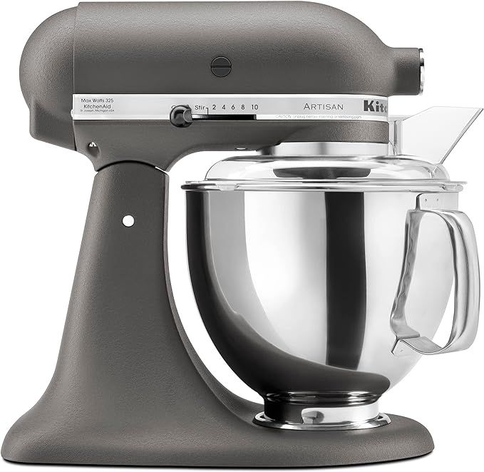 KitchenAid Artisan Series 5-Qt. Stand Mixer with Pouring Shield - Imperial Grey | Amazon (US)