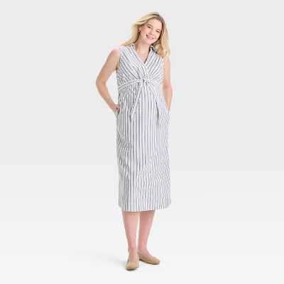 Midi Maternity Empire Waist Dress - Isabel Maternity by Ingrid & Isabel™ | Target