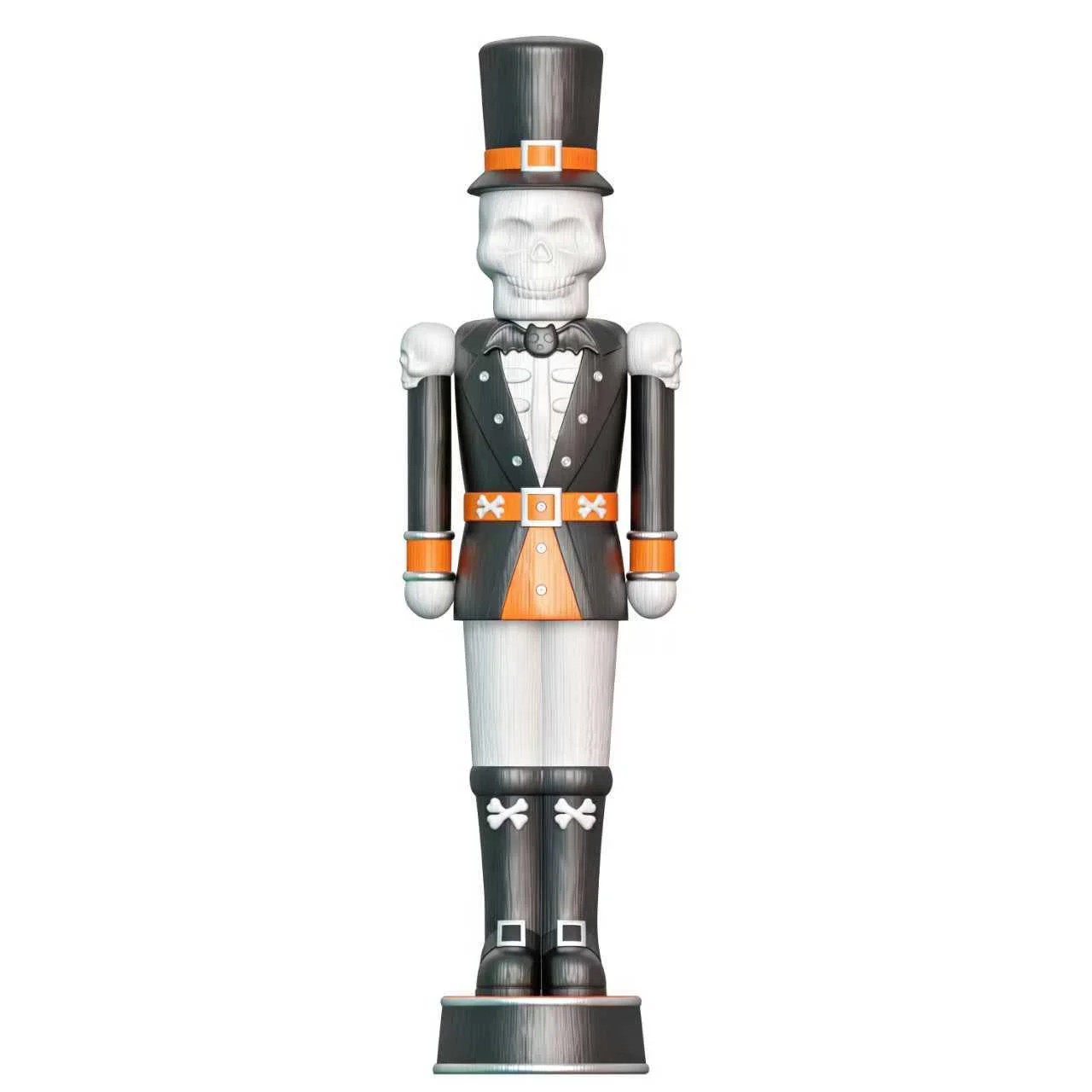 Painted Animated Giant Skeleton Nutcracker, 72", Halloween Decor by Way to Celebrate | Walmart (US)