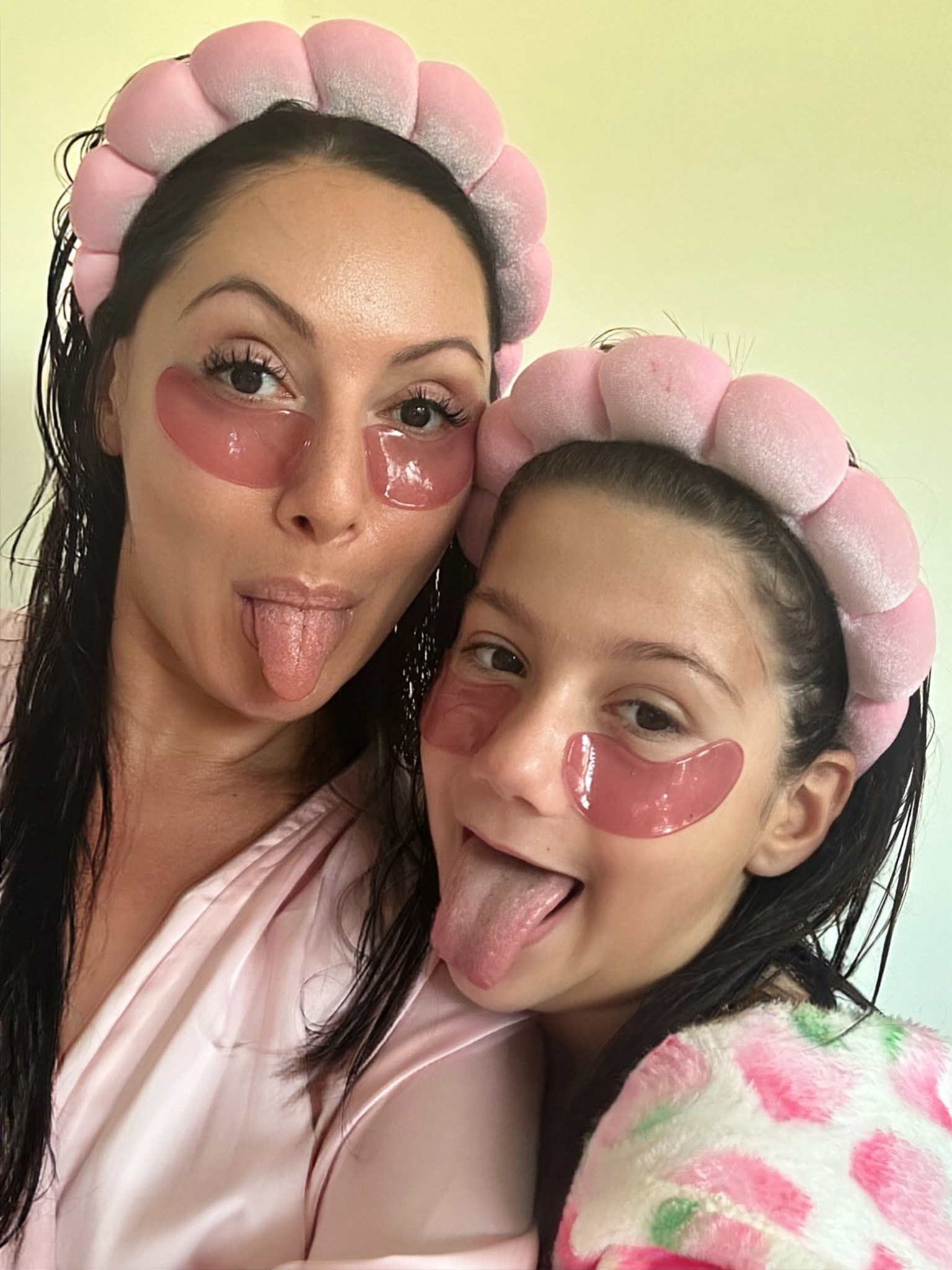 Mommy and me spa day! And it’s an all pink one! 
Get 3 headbands like ours here.
The pink under eye patches are by Grace & Stella ( Sofia is only allowed these once in a blue moon for fun but I do mine at least few times a week)


#LTKBeauty