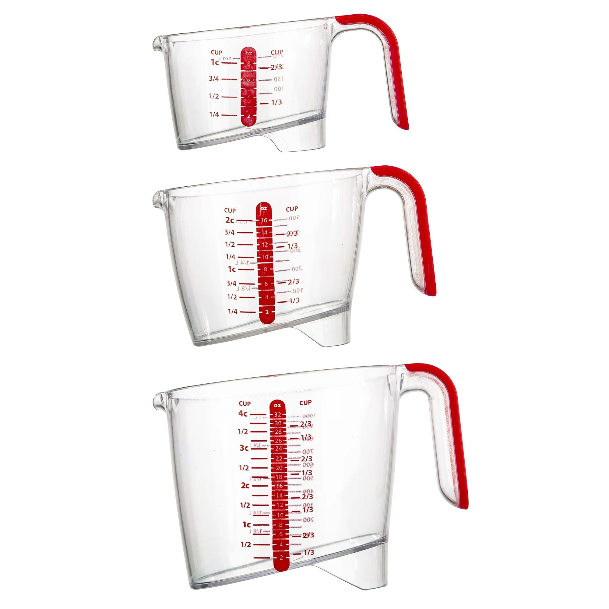 PrepSolutions 3 Piece Liquid Measuring Cup Set | Walmart (US)