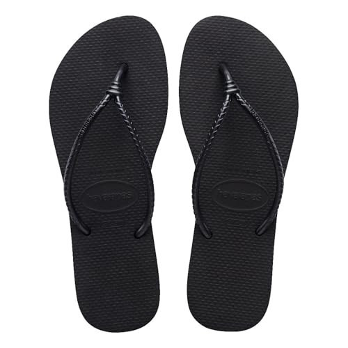 Havaianas - Slim Tube, Elegant, Comfortable, and Stylish Flip-Flops, Straps with Knot Detail, Women, 1/2 UK | Amazon (UK)