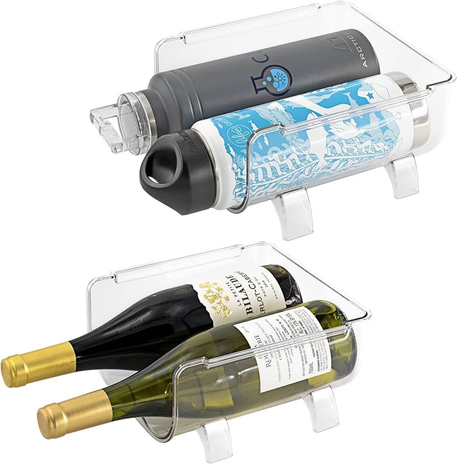 Amazon.com: smartified Fridge Wine & Water Bottle Holder Stand - Multipurpose Stackable Storage O... | Amazon (US)
