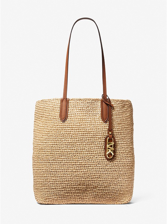 Eliza Large Woven Straw Tote Bag | Michael Kors (IT)