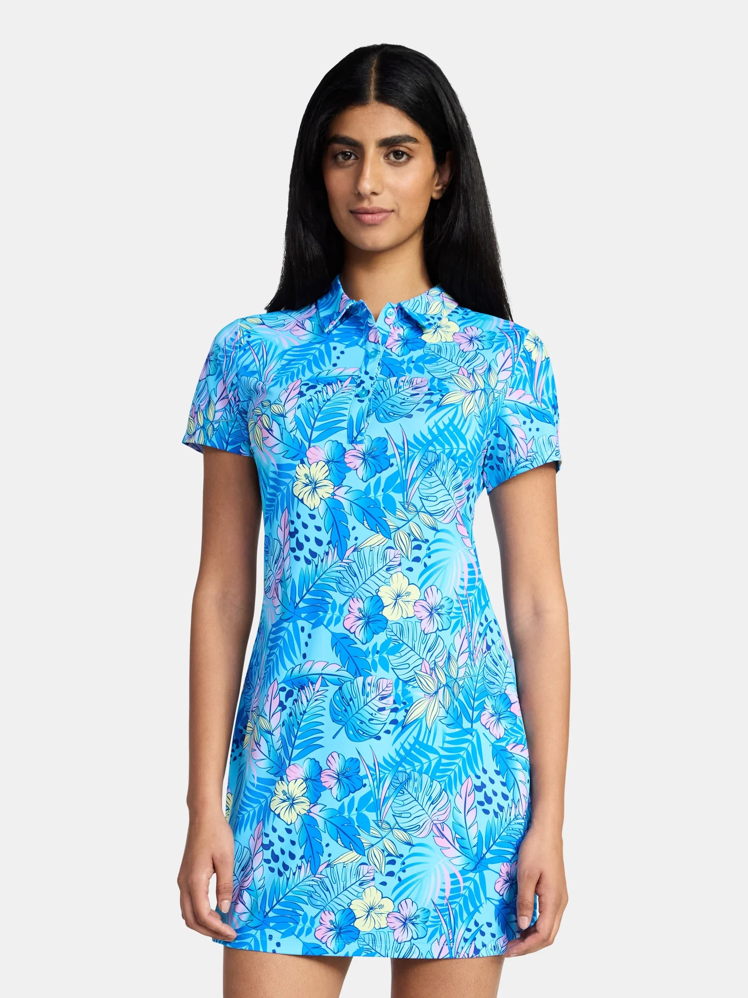 Birdie Bound Women's Active Polo Dress with UPF30+, 2-Piece, Sizes XS-2XL | Walmart (US)