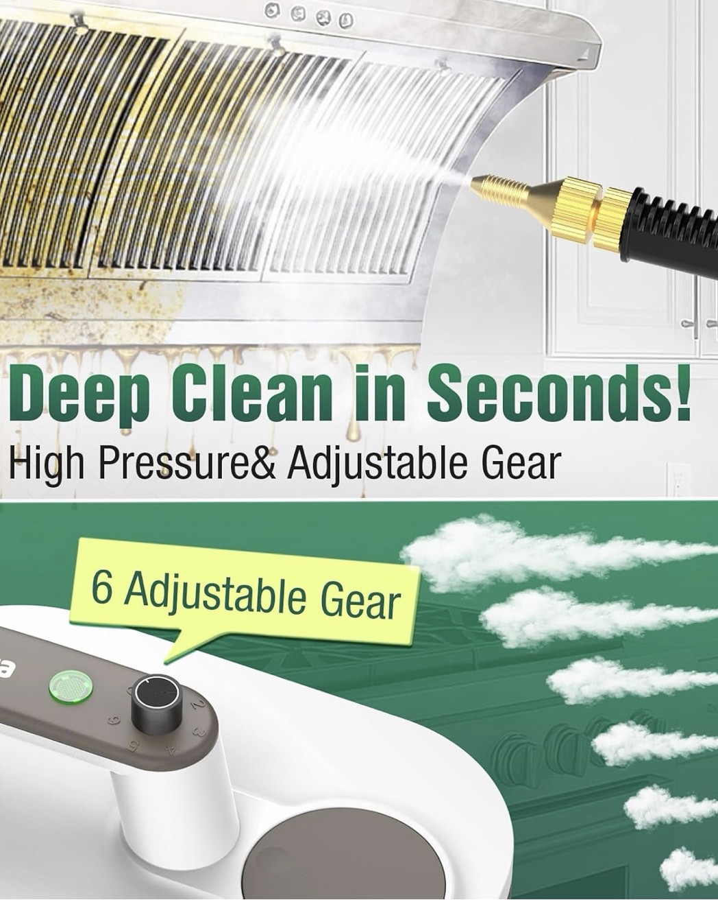 🔥 Amazon Big Spring Sale Deal! 🔥
Say goodbye to grime the easy way — this 10-second rapid heating handheld steamer is only $34.99 right now! 🙌

✨ Perfect for deep cleaning without harsh chemicals
With 6 steam levels and a large 1.2L water tank, this powerful portable steamer tackles everything from tile and grout to floors, car interiors, and stubborn dirt.

🧼 Great for kitchens, bathrooms, baseboards, and those hard-to-reach corners!

💨 Fast. Powerful. Chemical-free.
Grab it while the deal lasts! 🛒
🔗 Linked below!

#BigSpringSale #AmazonDeals #CleaningFinds #HomeCleaningHacks #SteamCleaner #DeepCleaning #SpringCleaningEssentials #BudgetFinds #HomeMustHaves #CleaningMadeEasy 

#LTKHome #LTKSaleAlert