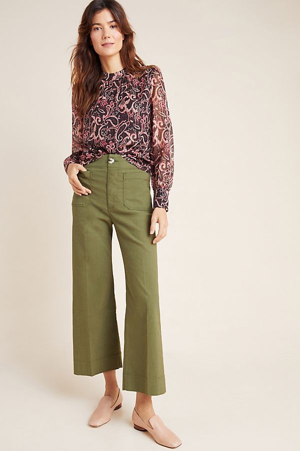 Wide-Leg Trousers | Anthropologie (US)