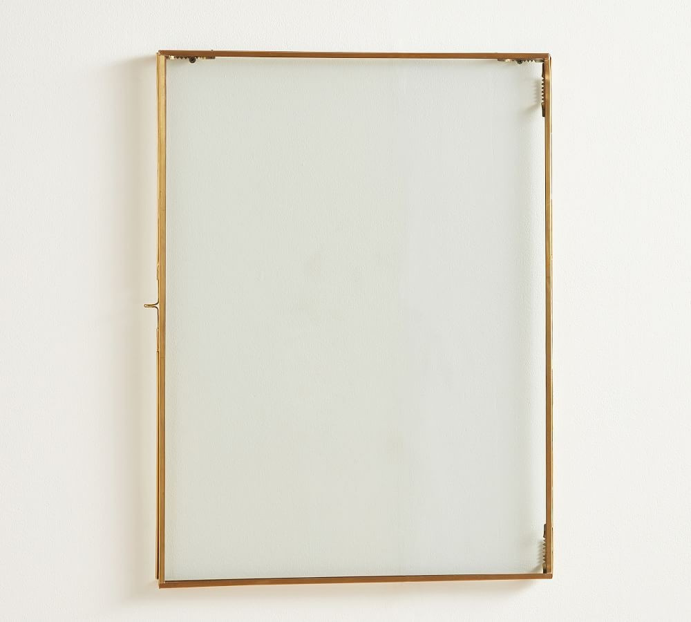 Modern Metal Floating, Brass, 18&amp;quot;x24&amp;quot; | Pottery Barn (US)