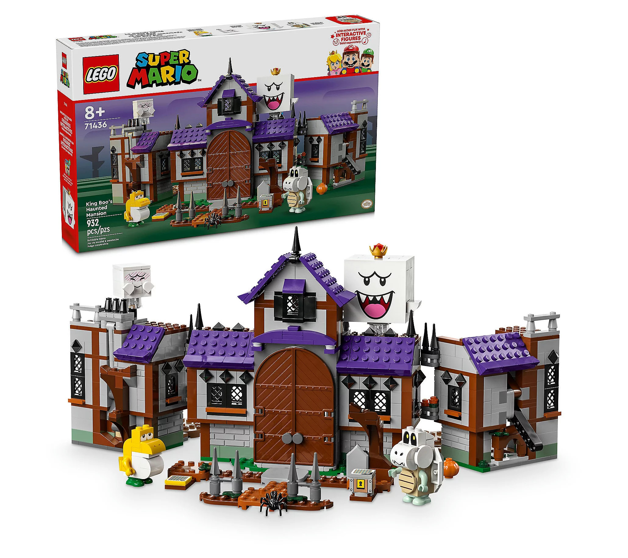 LEGO Super Mario King Boo's Haunted Mansion Set | QVC