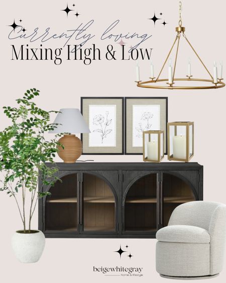 Mixing high and low furniture and decor to create a unique space that reflects your style. Affordable decor, affordable furniture. Mixing affordable home decor and furniture with luxe finds 

#LTKStyleTip #LTKFindsUnder100 #LTKHome