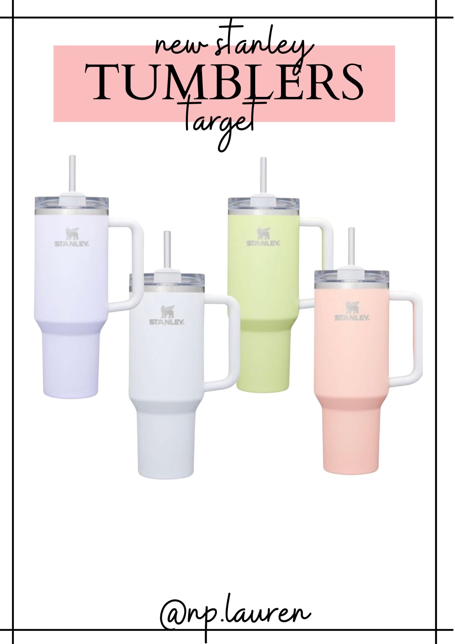 New Stanley Tumblers Colors at Target! #target #tumbles #healthcare #workmusthaves #targetfinds #stanley

#LTKworkwear #LTKbump #LTKunder50