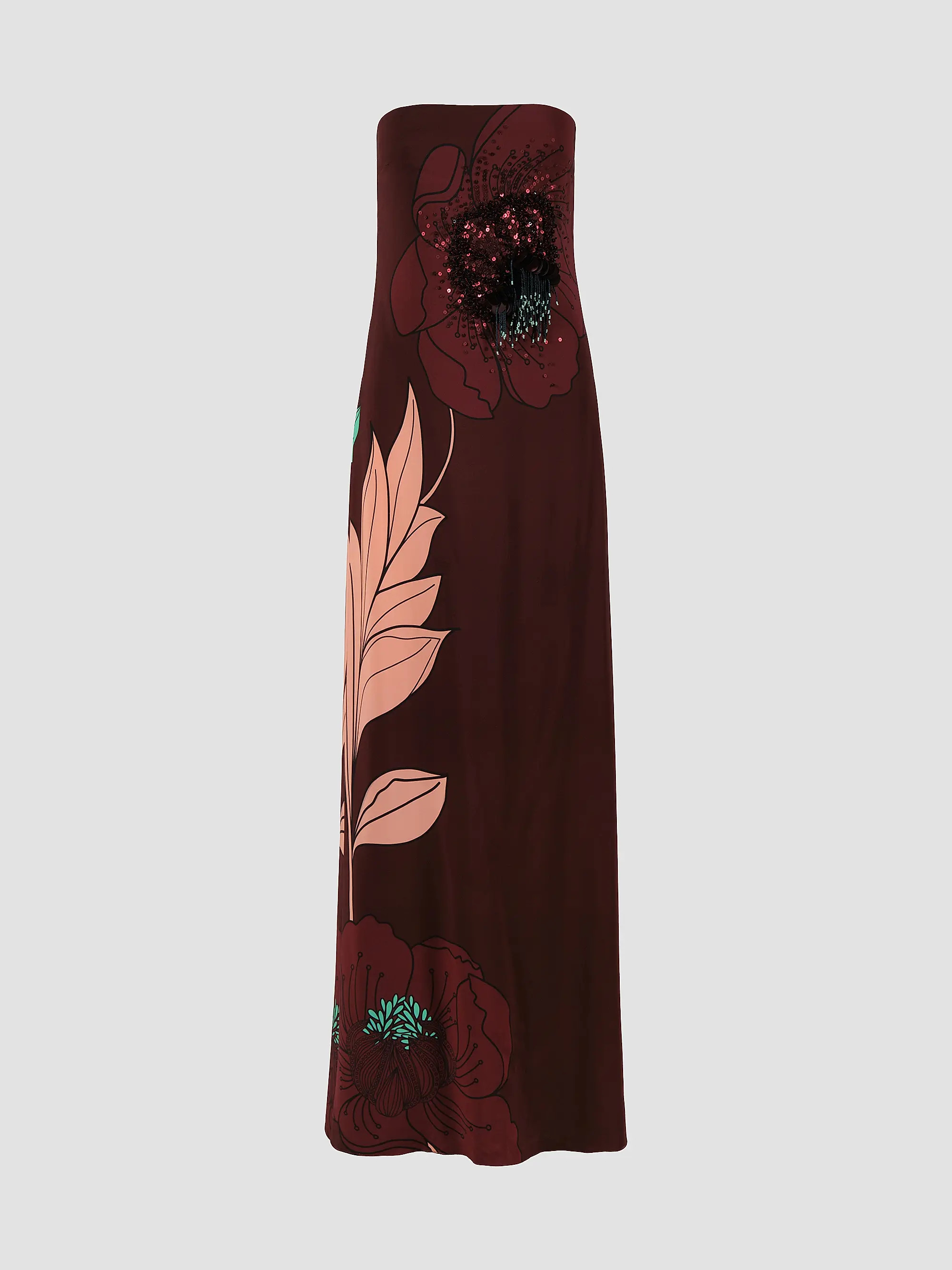 Petals Sequined Silk Maxi Dress | Saks Fifth Avenue