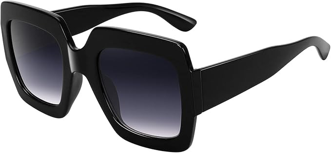 STORYCOAST Oversized Square Sunglasses Womens Retro Shades Luxury Big Sun Glasses UV400 Protectio... | Amazon (US)