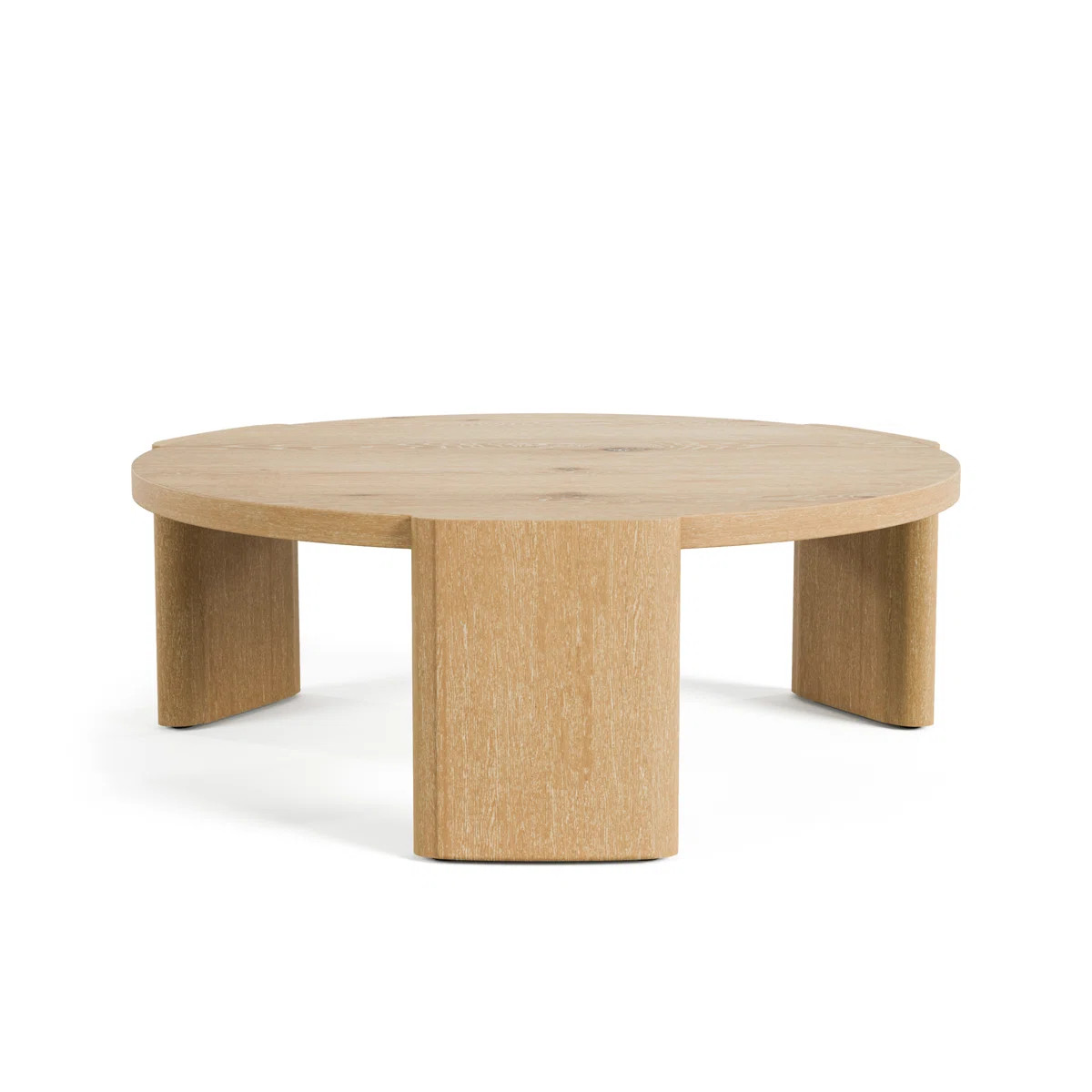 Konegan Round Solid Wood Coffee Table | Wayfair North America