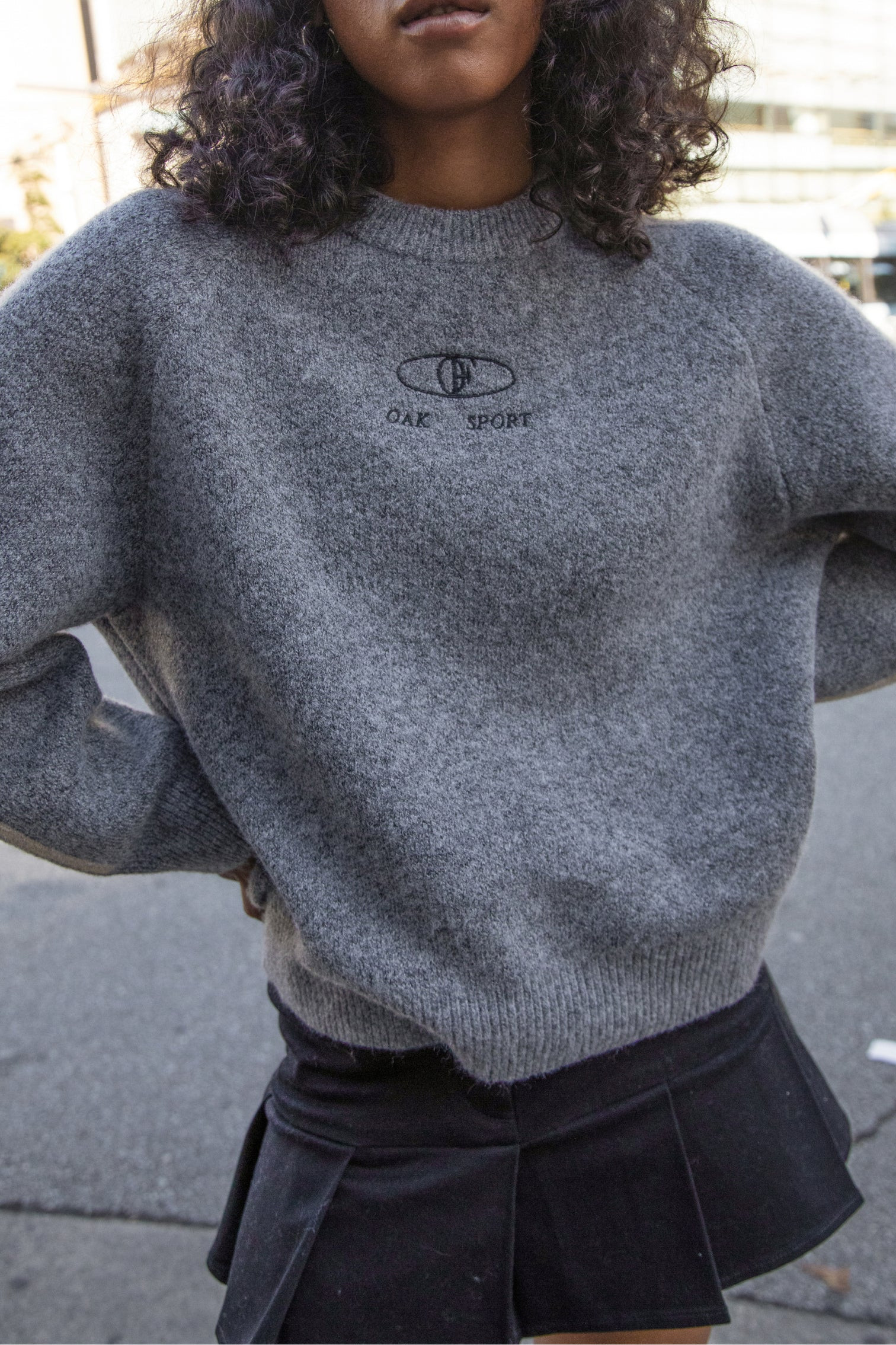 EMBROIDERED OAK SPORT SWEATER | OAK + FORT