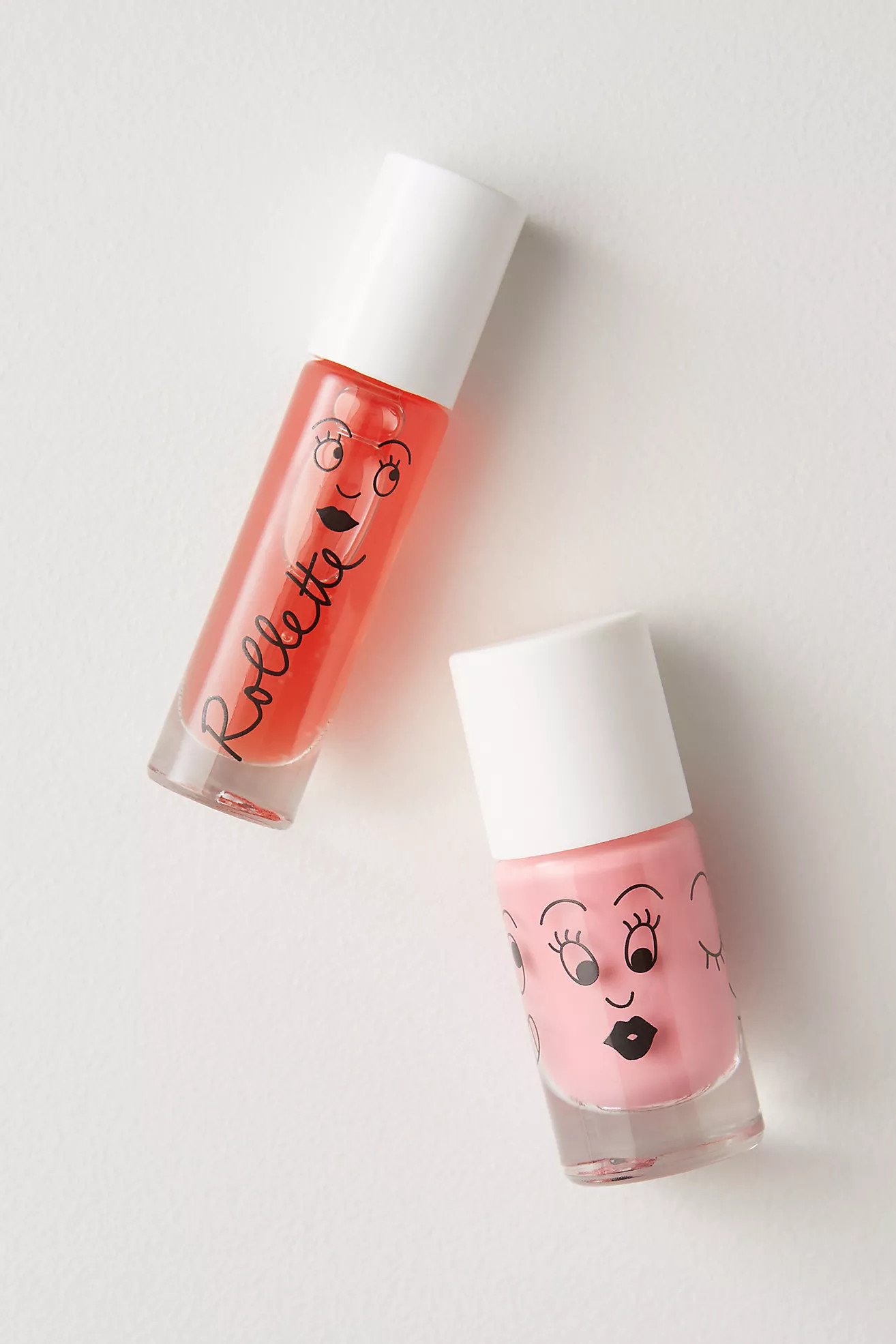 Nailmatic Kids Lip Gloss + Wash-Off Nail Polish Set | Anthropologie (US)