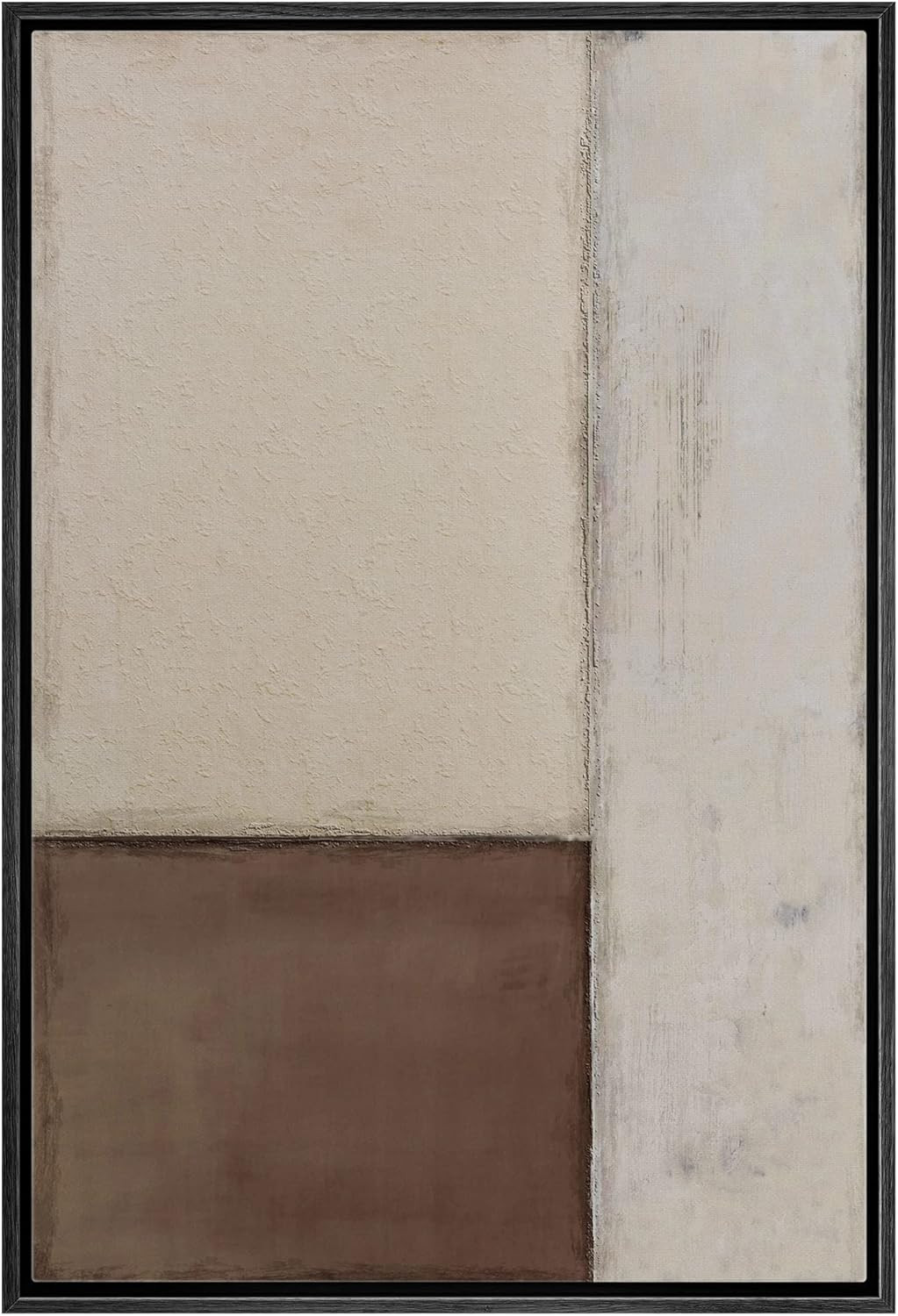 SIGNWIN Framed Canvas Print Wall Art Geometric Retro Grunge Color Blocks Abstract Shapes Illustra... | Amazon (US)