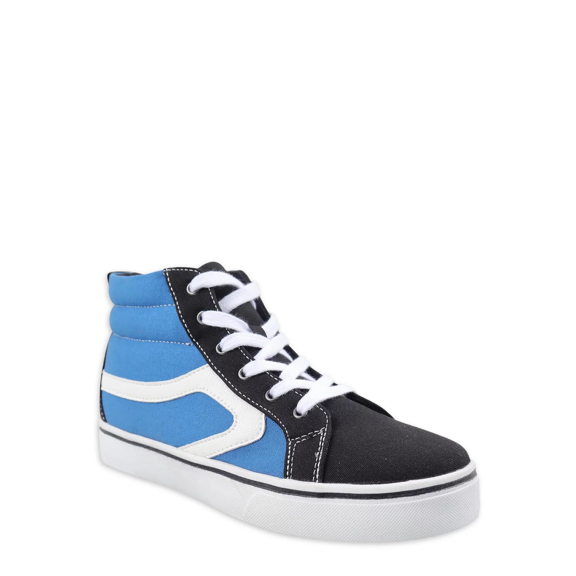 Wonder Nation Little & Big Boys Casual Skate High-Top Sneakers, Sizes 13-6 | Walmart (US)